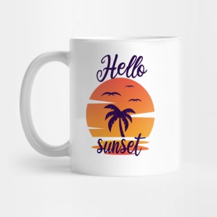 Hello Sunset, Popsicle, Vacation, Beach Vacation, Summer Vacation, Vacation Tee, Vacay Mode, Summertime Mug